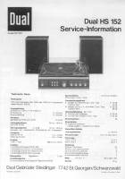 Dual HS-152-Service-Manual 